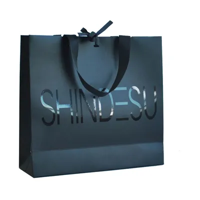 Raised shiny paper bag Dubai 3