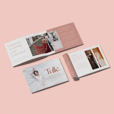 A4 landscape brochure printing Dubai