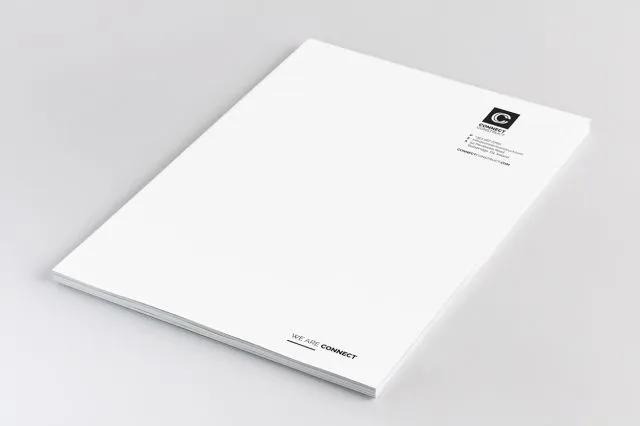 A4 metallic letterhead Dubai
