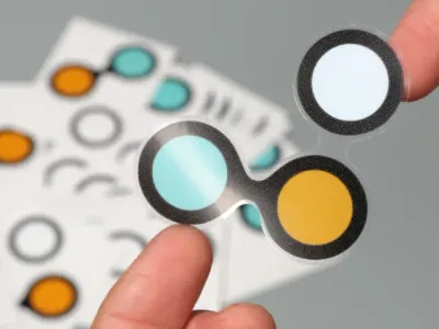 White vinyl stickers Dubai