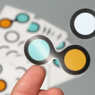 White vinyl stickers Dubai