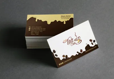 Creative custom designed business cards Dubai