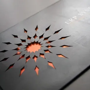 Custom die-cut folder logo Dubai