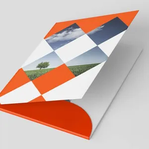 Custom die-cut folder presentation UAE