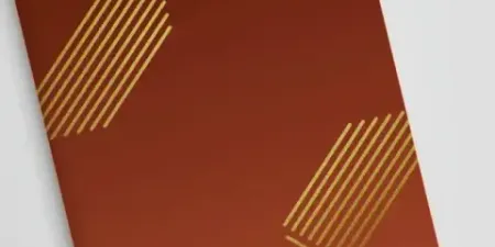 Luxury metallic brochure Dubai