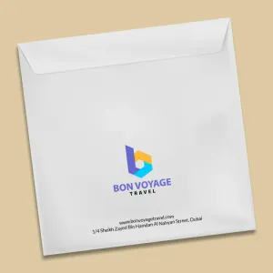 Custom size printed envelopes Dubai