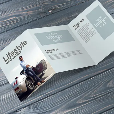Trifold brochure design Dubai