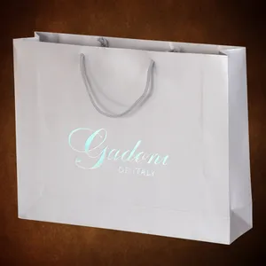 Debossed paper bag branded UAE