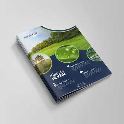 Custom die-cut brochure Dubai