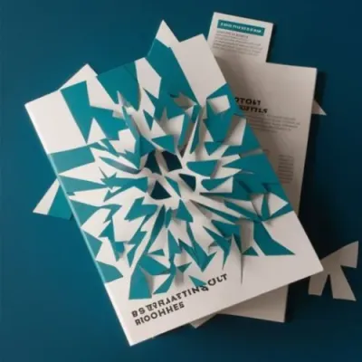 Premium die-cut brochure Dubai