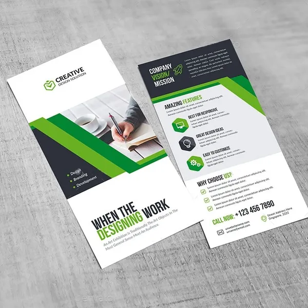 DL Flyer Branded Design Dubai – Perklets Print