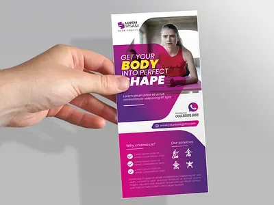 DL Flyer Rack Card Dubai – Perklets Print