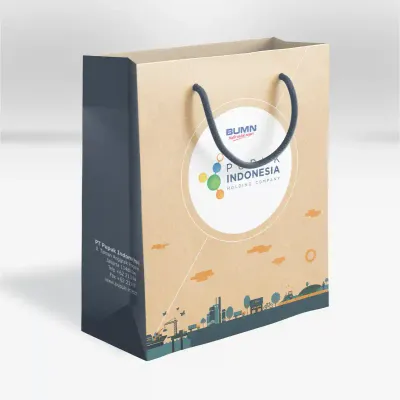 Eco friendly paper bag natural kraft Dubai