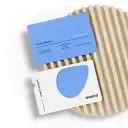 Wooden textured business cards