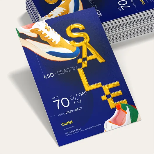 Embossed Flyer Sale Dubai – Perklets Print