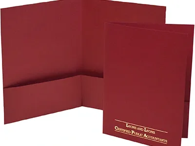 Embossed folder printing Dubai Perklets Print