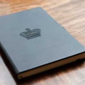 Embossed notebook blind emboss Dubai