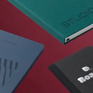 Embossed notebook printing Dubai