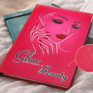 Embossed notebook raised foil Dubai