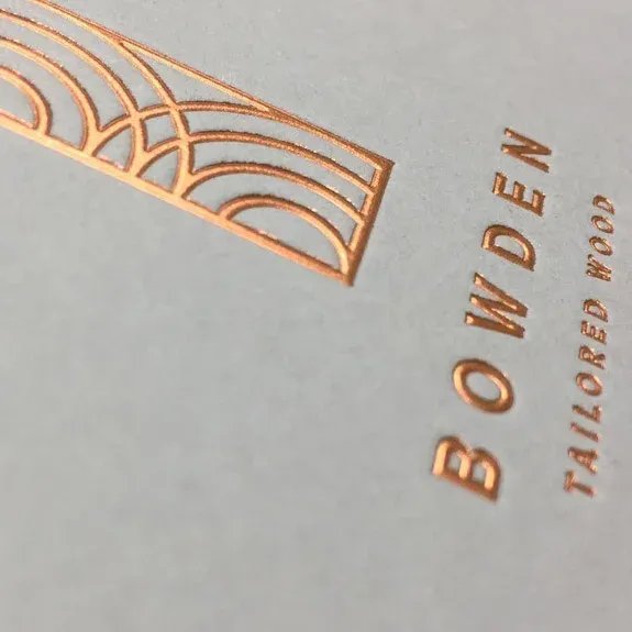 Foil embossed letterhead Dubai