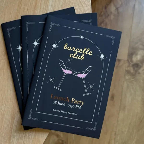 Foil Flyer Party Invite Dubai – Perklets Print