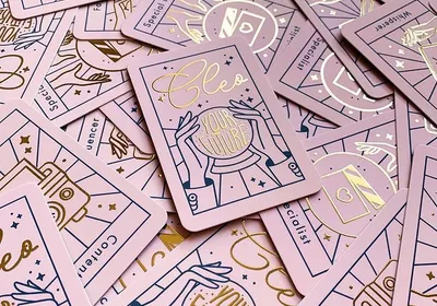 Premium luxury foiling business cards Dubai