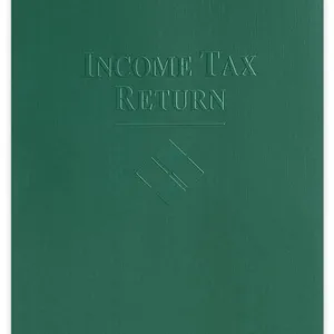 Foil stamped folder green branded UAE