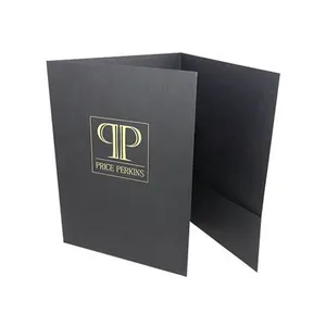 Foil stamped folder three pocket Dubai