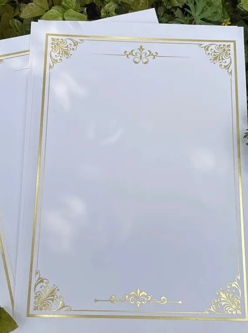 Foil stamped letterhead printing Dubai