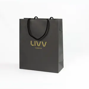Foil stamped paper bag branded UAE