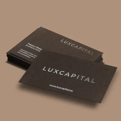 Foil stamping business cards Dubai