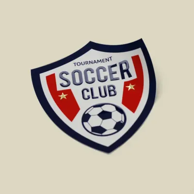 Glossy raised shiny stickers Dubai