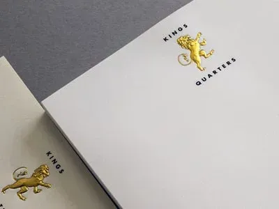 Gold foil letterhead printing Dubai