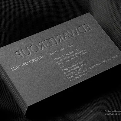 Luxury premium business cards