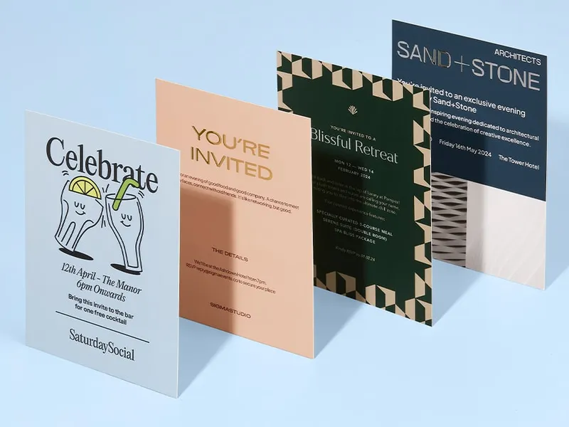 Custom Invitation Card Printing Dubai – Perklets Print