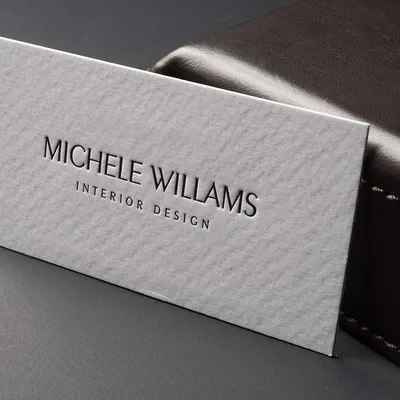 Letterpress debossed business cards Dubai