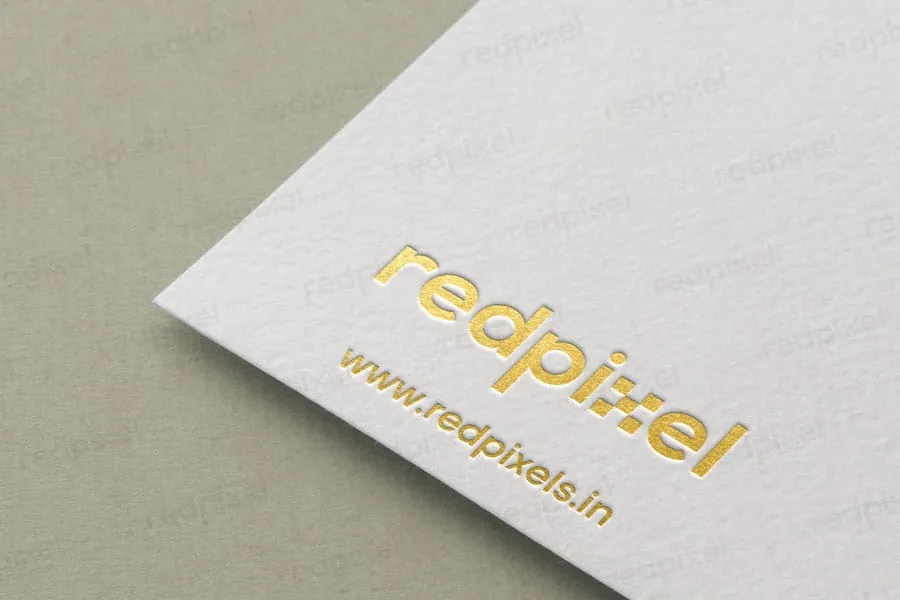 Luxury debossed letterhead printing