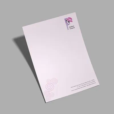 Foil stamped letterhead printing Dubai