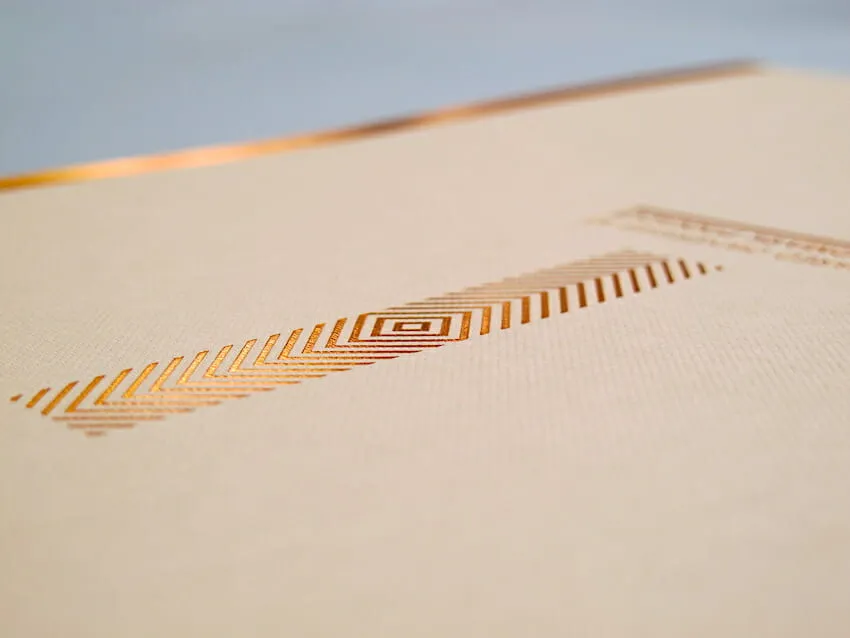 Metallic printed brochure printing Dubai