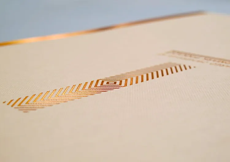 Metallic printed brochure printing Dubai