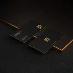 Luxury sandwich business cards Dubai