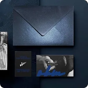 Metallic printed envelope Dubai UAE