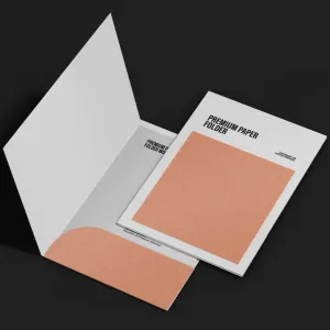 Pocket folder design printing Dubai