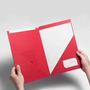 Pocket folder mockup UAE