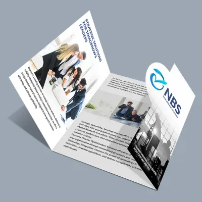 Die-cut booklet brochure Dubai