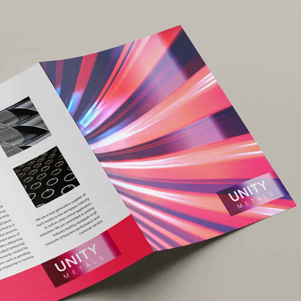Raised shiny brochure printing Dubai