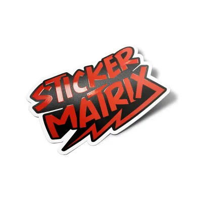 Premium raised shiny stickers Dubai