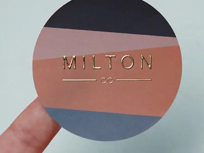 Raised foiled stickers Dubai