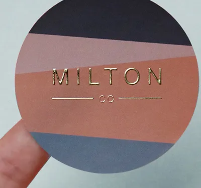 Raised foiled stickers Dubai