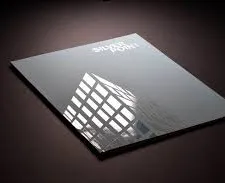 Raised shiny brochure Dubai
